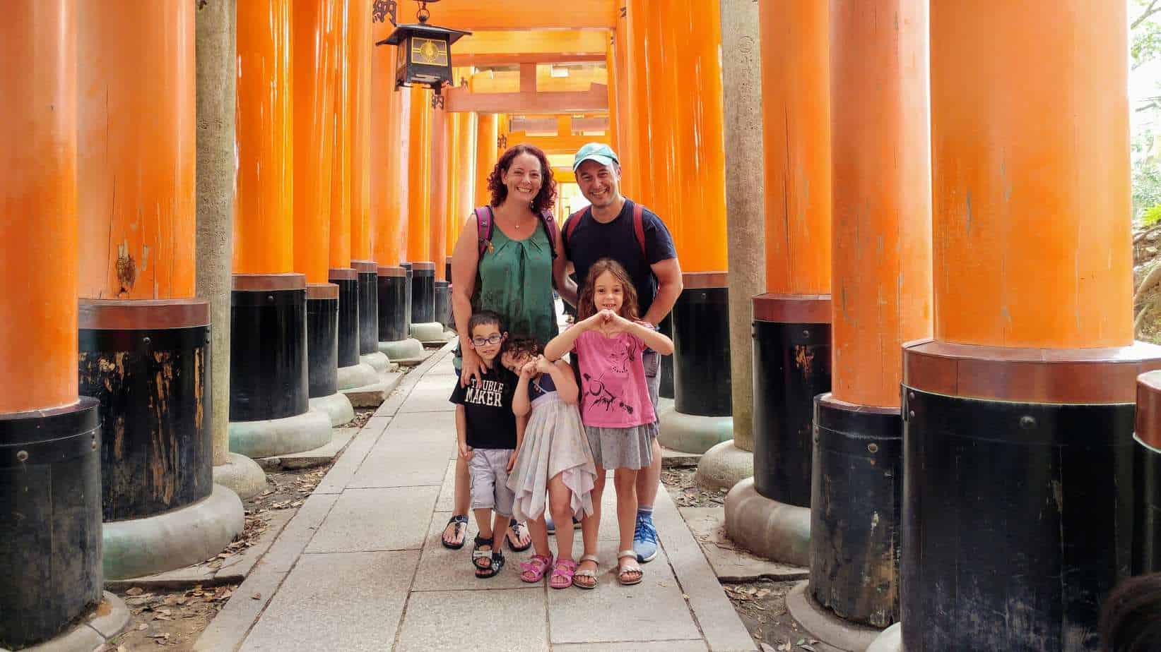 קיוטו עם ילדים - מקדש Fushimi Inari